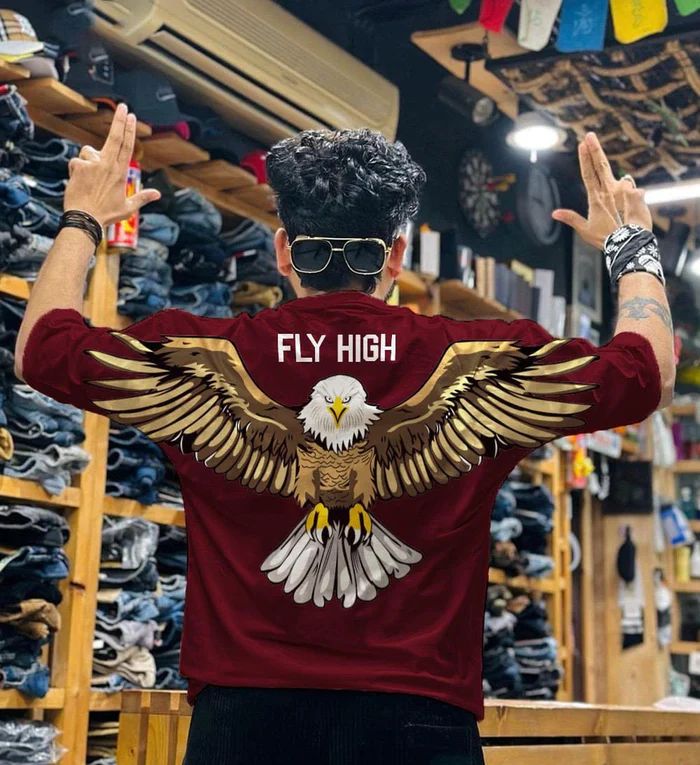 EAGLE PRINTED HOODIE & T-SHIRT